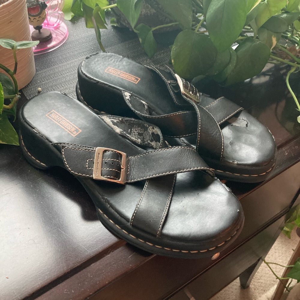 Harley Davidson Strappy Sandals